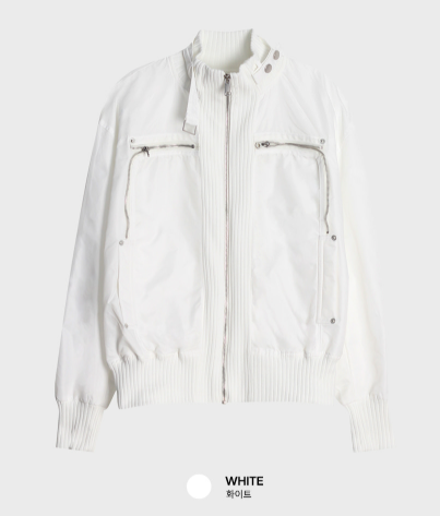 Locus Heathrow Bandad Cropped Windbreaker Jacket