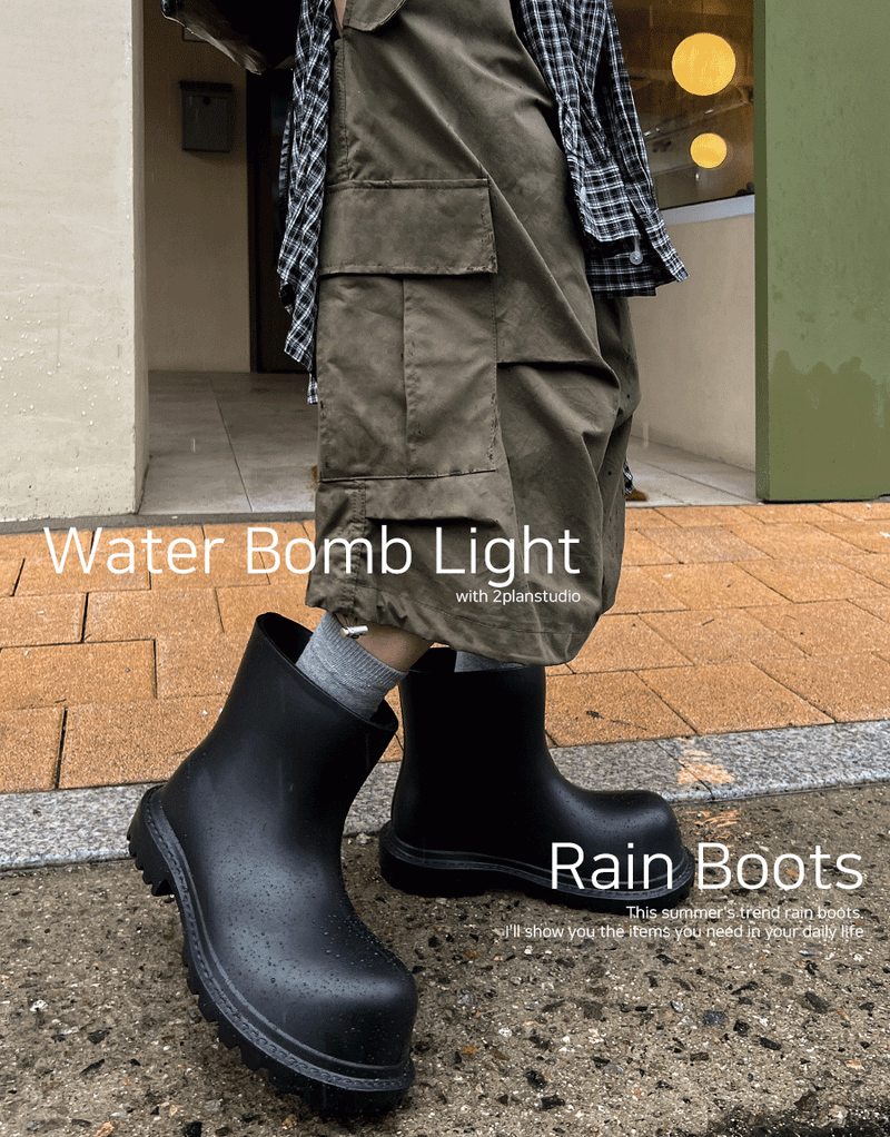 2PLAN（ツープラン）の「Water Bomb Light Rain Boots（Shoes）」
