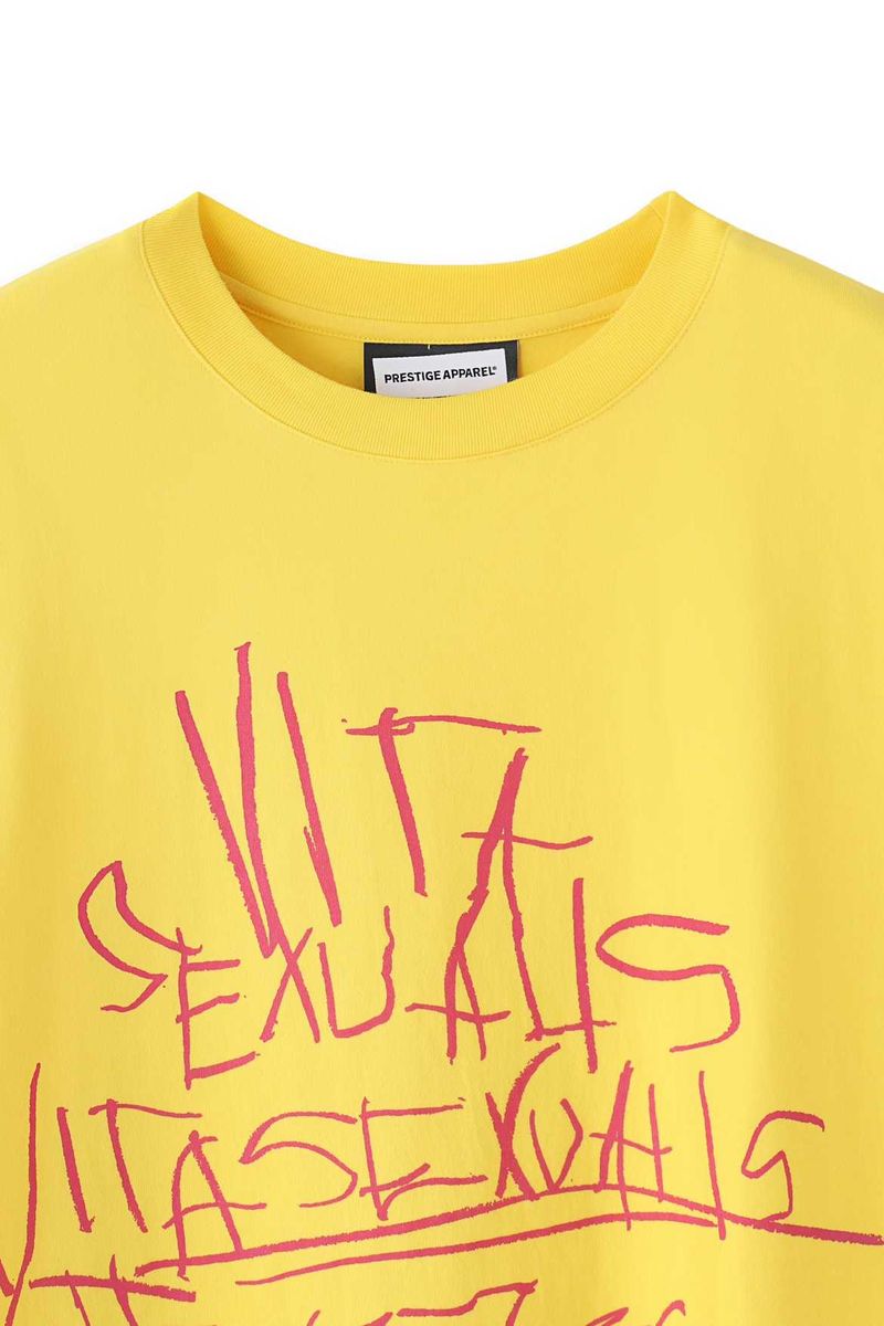 NO SLEEVE PRINT TEE