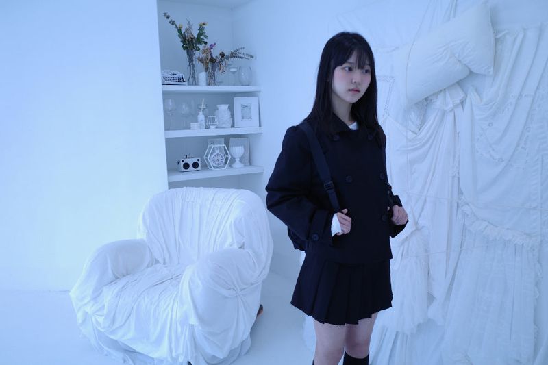 High neck double set up (3color) -Jacket
