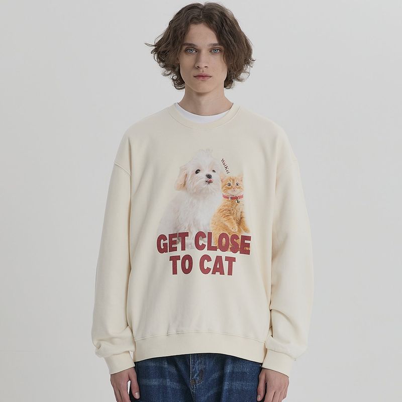 Maltese and Cheese Cat Sweatshirt