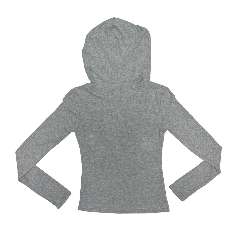 Lettering slim hoodie