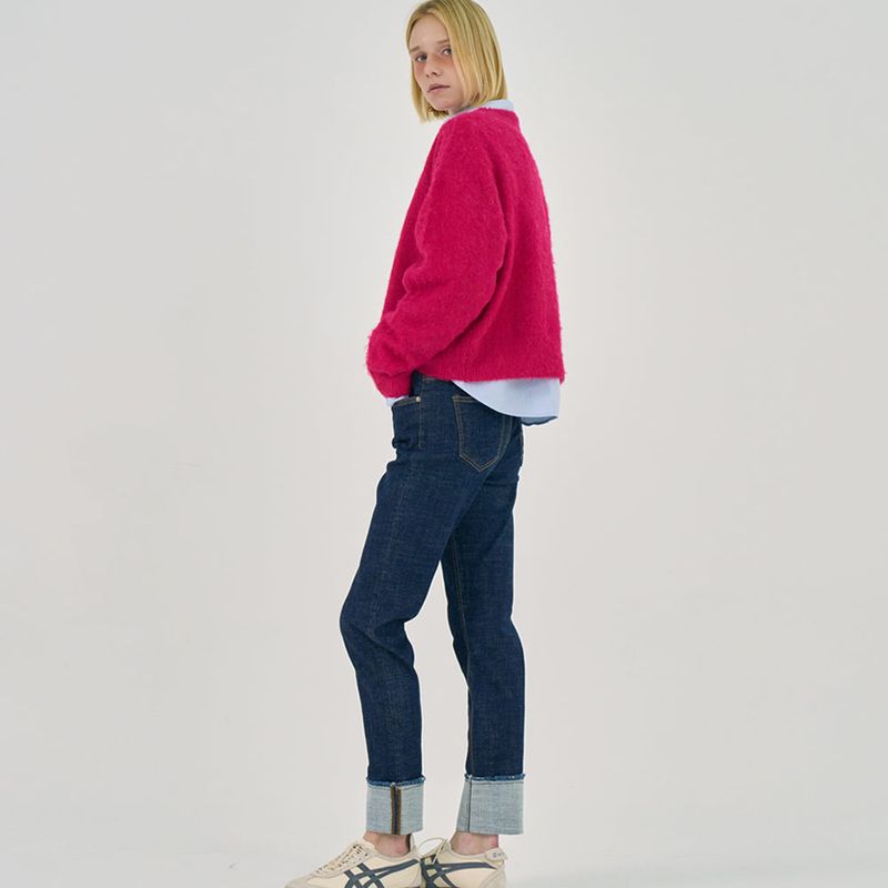 Brushed Soft Knit_Fuchsia pink