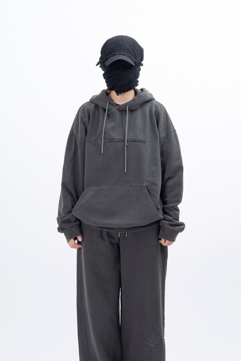 OAN(オアン)の「Argen Shine Embroidered Pigment Hoodie(Tops)」