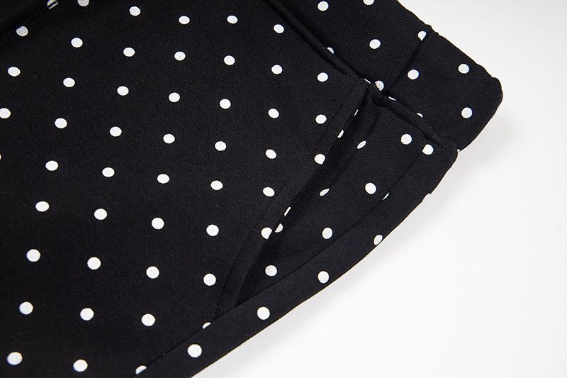 Leto Polka Print Pants
