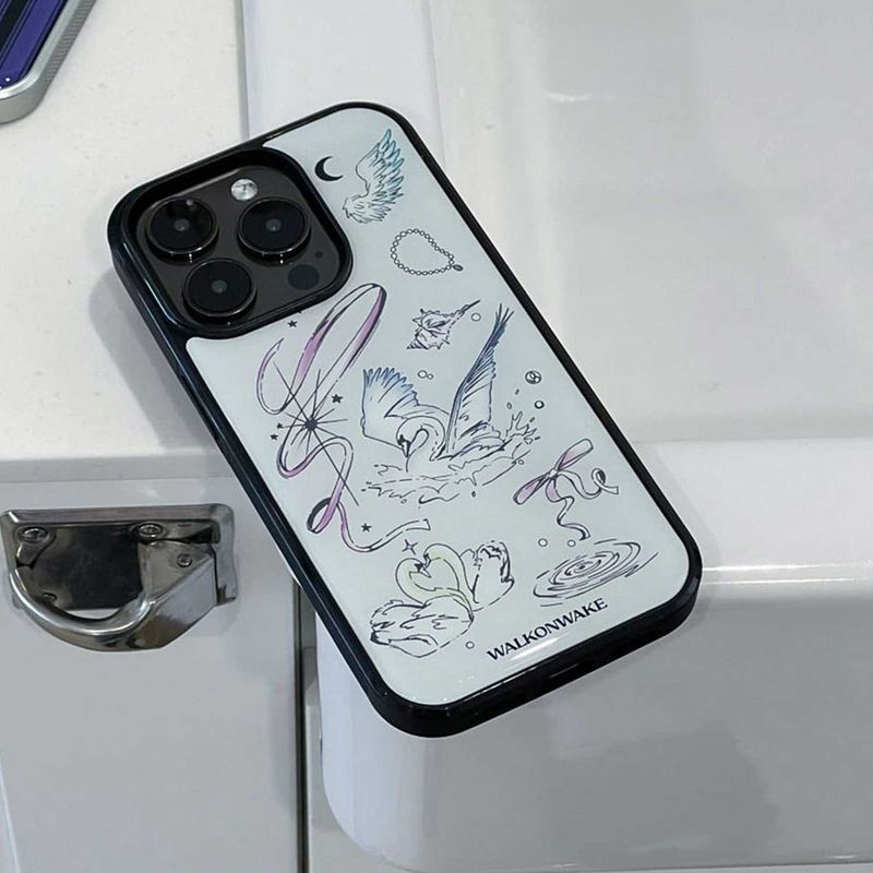 WALKONWAKE（ウォークオンウェイク）の「[Epoxy] ドリーミースワンケース（スマホグッズ/小物）」
