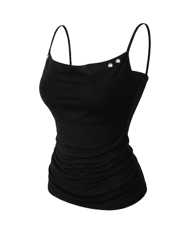 Kendall Eyelet Drape Top (2color)