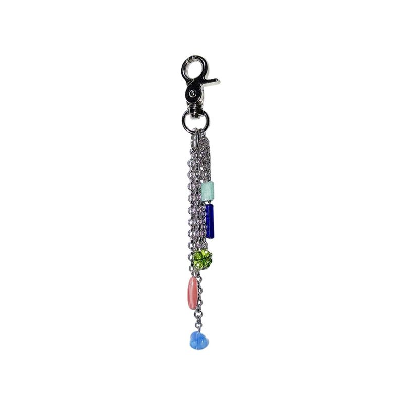gemstone chain keyring 001