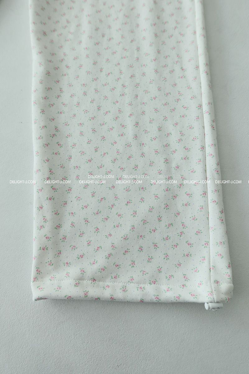 Flower Small Flower Jogger & Wide Pants