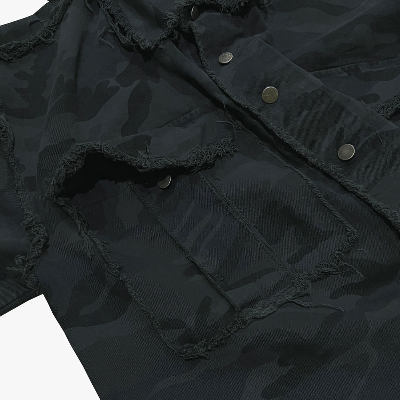 grunge camouflage jacket_charcoal