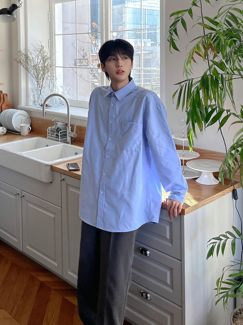 Perfect Royal Oxford Over Shirt (6color)