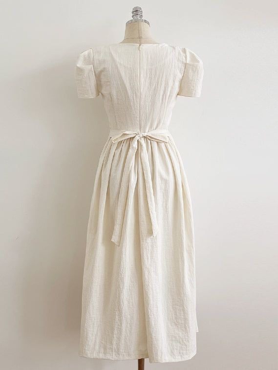 Cossel Ribbon String Flared Long One Piece