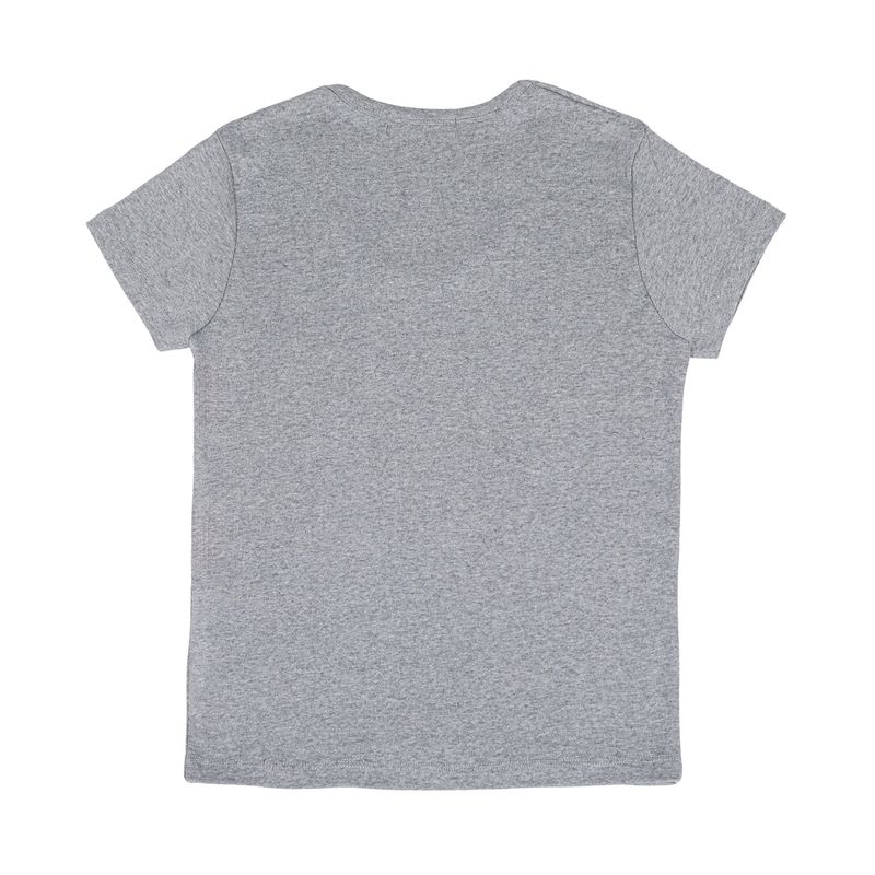 90's curved t-shirts (MELANGE GREY)