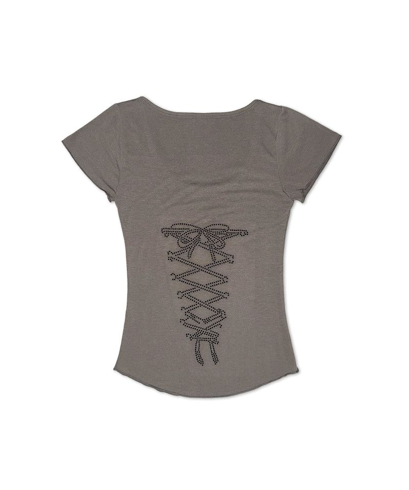 exy corset glitter tee (4colors)