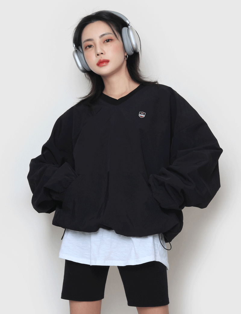 nutellike(ヌテールライク)の「Anorak Warm-up String Sweatshirt(Tops)」