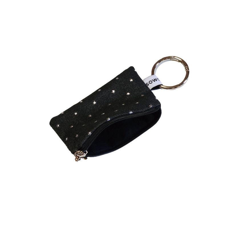 Extra Mini Pouch_Black Denim Star