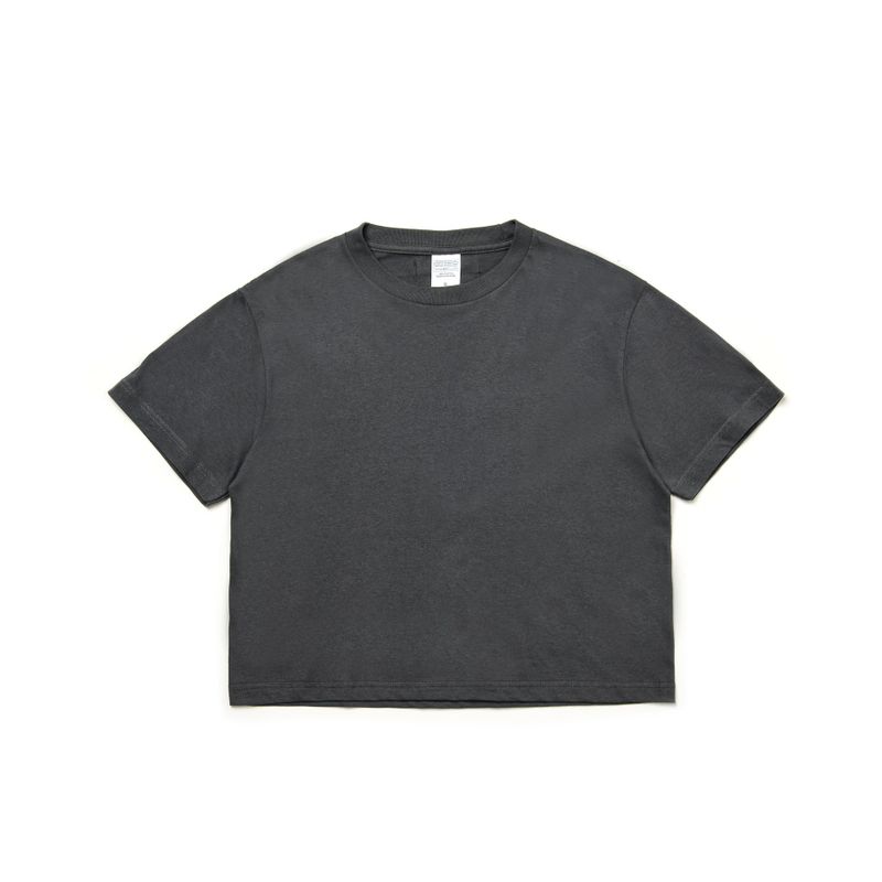 Men's Crop T-Shirt Charcoal