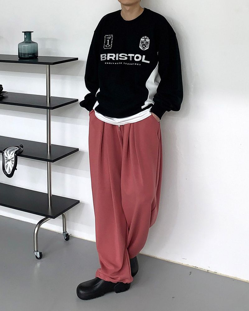 GT Four-Tuck String Wide Pants (5 colors)