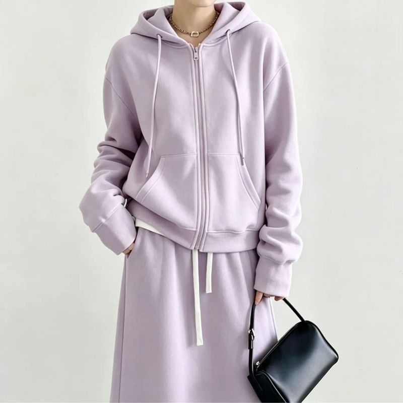 La mode MAQI（ラ モード マキ）の「6 Color Daily Basic Oversized Pastel Hoodie（Tops）」