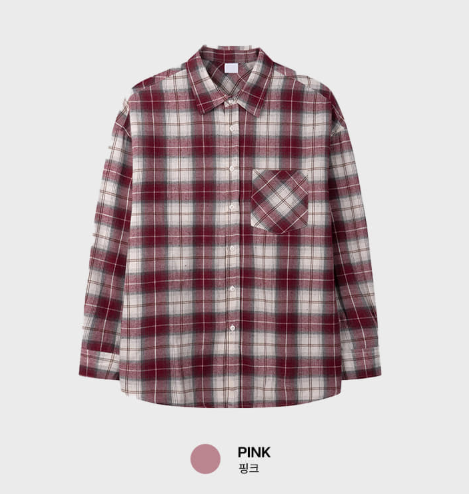 Kuiper Overfit Simple Pocket Check Shirt