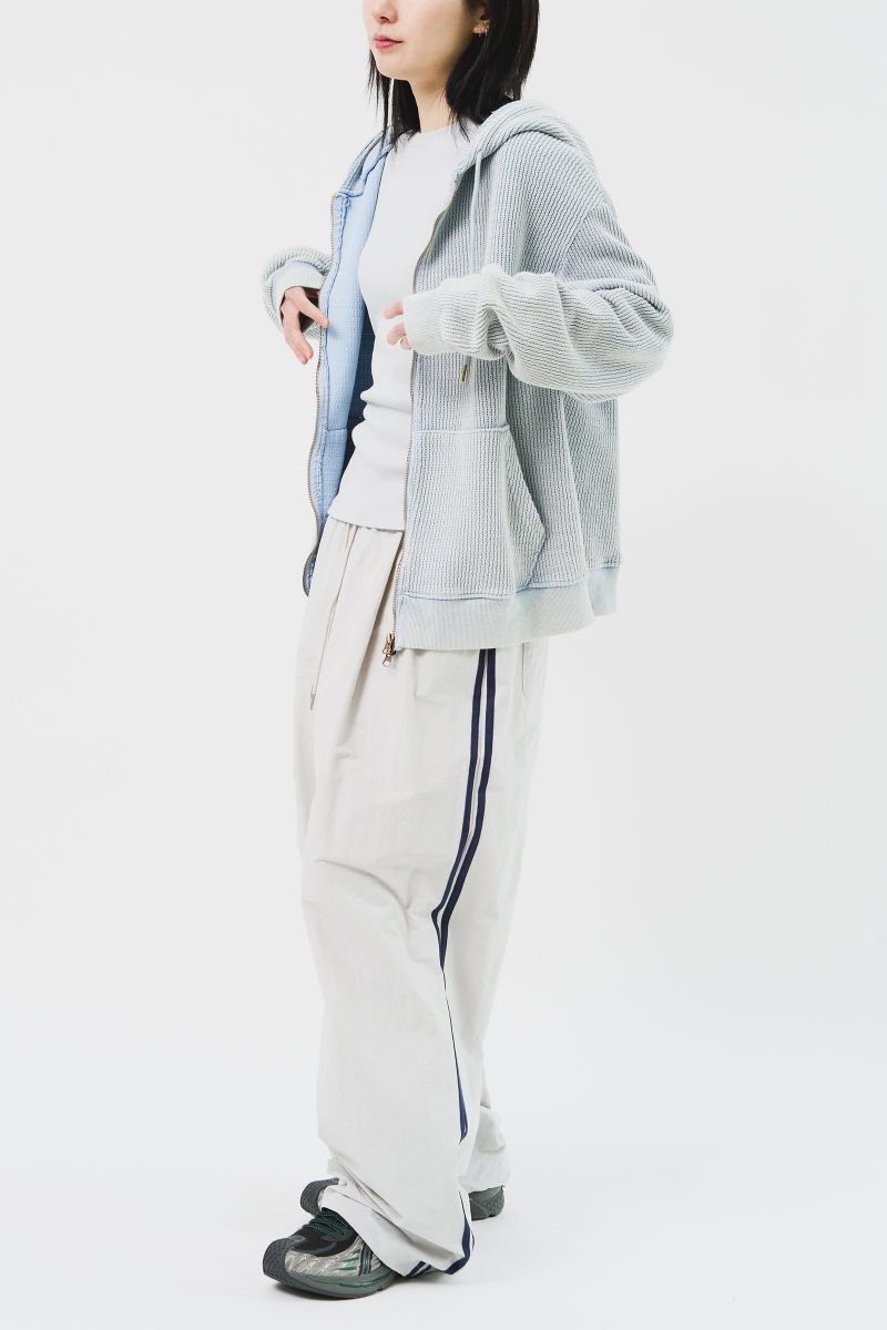 Luar Washed Knitted Zip Hoodie (3color)