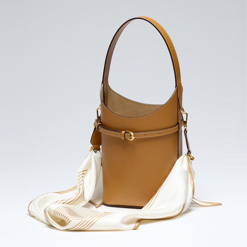 JANE FULL GRAIN Tan & Straplink