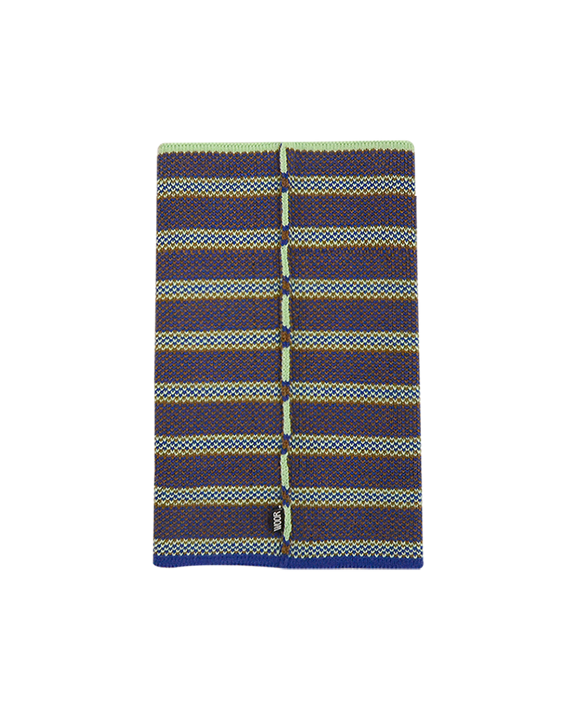 TIE-UP STRIPE BEANIE (MELON)