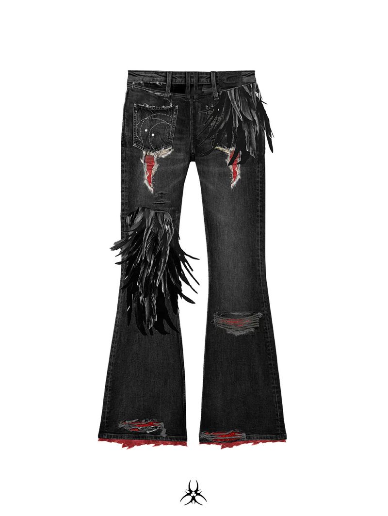 SL Bloodfeather Flare Jeans