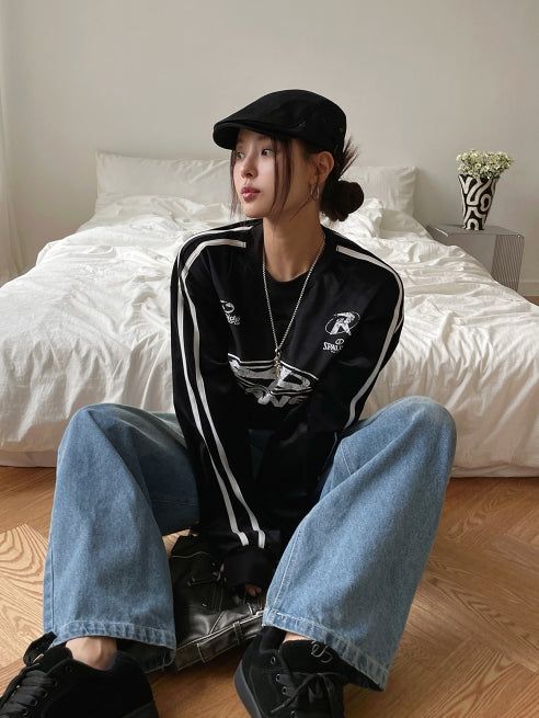 Aensseo Velvet Track Over Tee