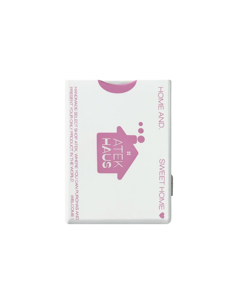 ATEK（アテック）の「ハウスマグセーフボタンカードポケット(ピンク)（スマホグッズ/小物）」