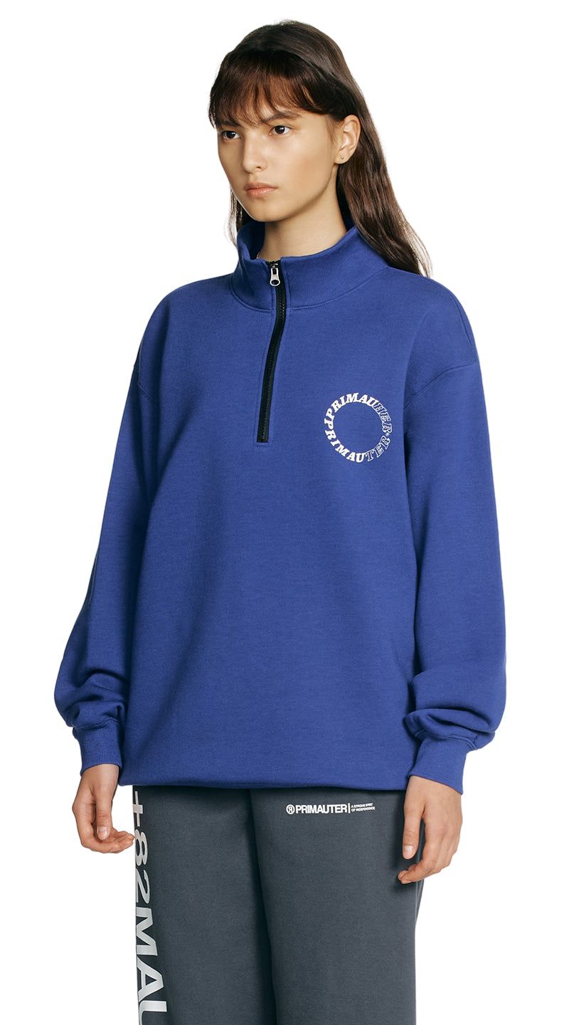 Round Hurter Crewneck Half Zip-Up