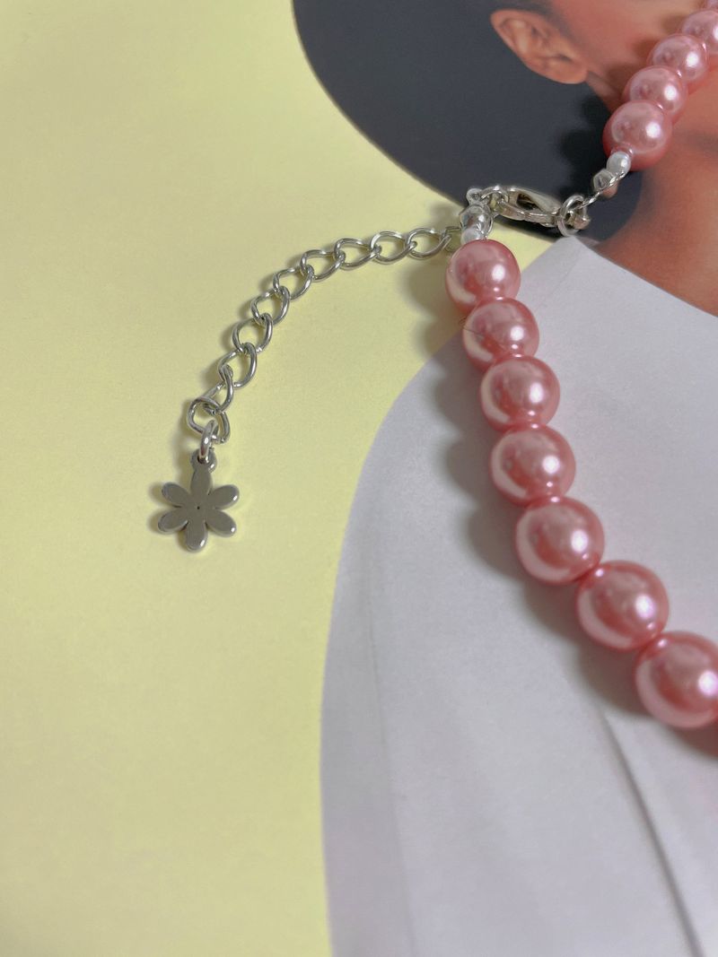 Bloom Pink Pearl Necklace