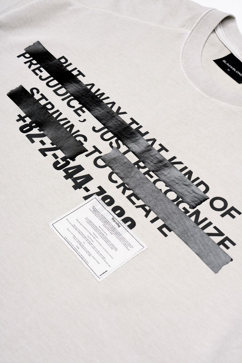 BBD Hidden Slogan Pigment T-Shirt (Sand)
