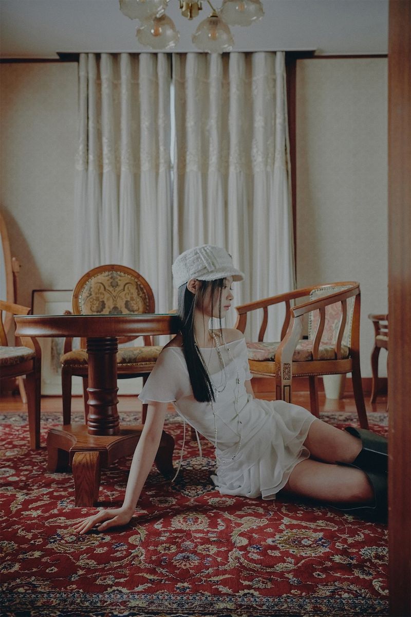 LUNA BELLBOY CAP cream