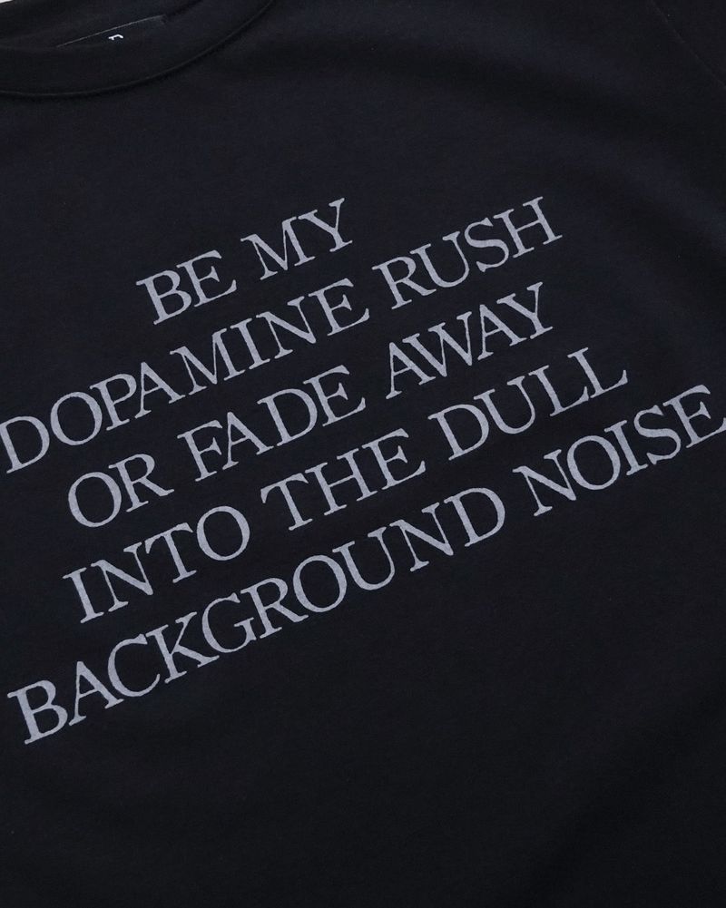 DOPAMINE Slim Fit T-Shirt Black