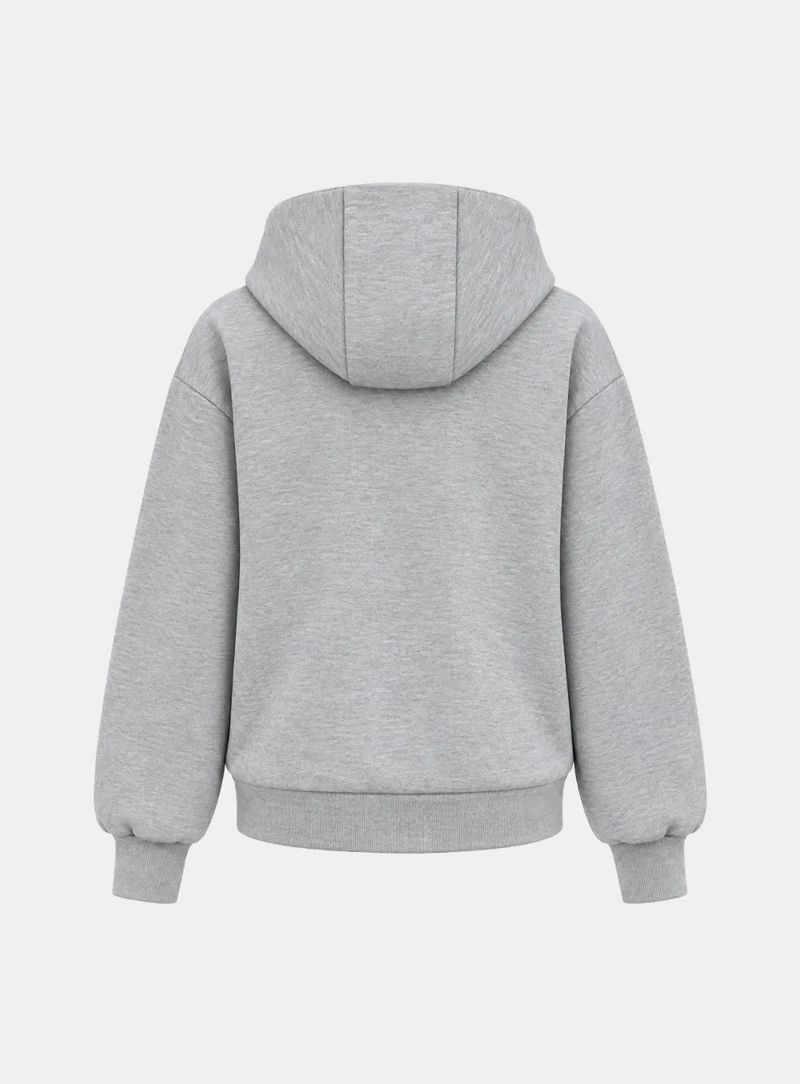 Milly Double-Button Hood Jumper