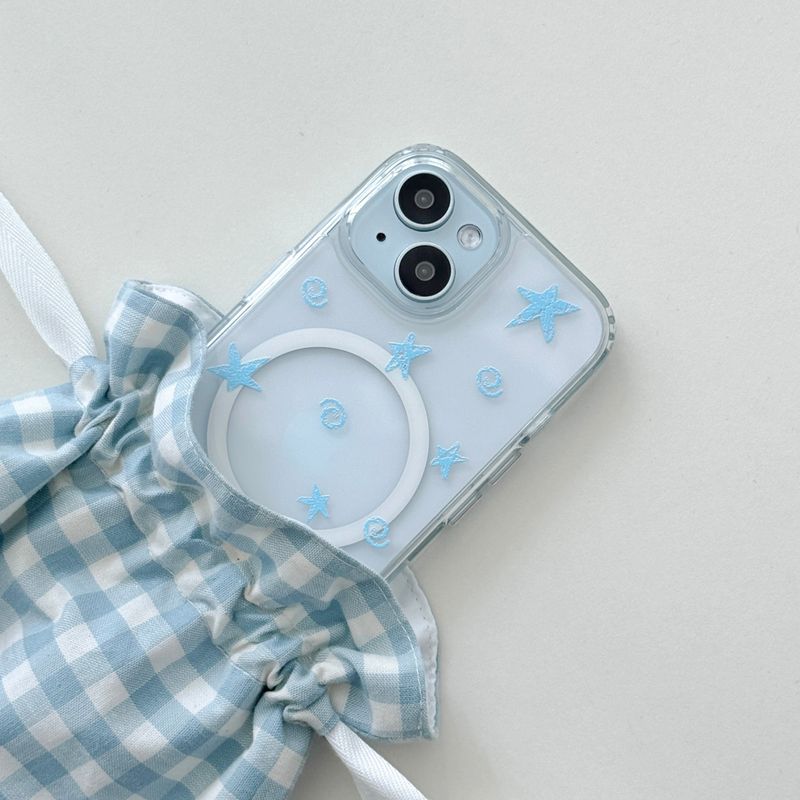 Blue Star Candy Magsafe Jellyhard Case