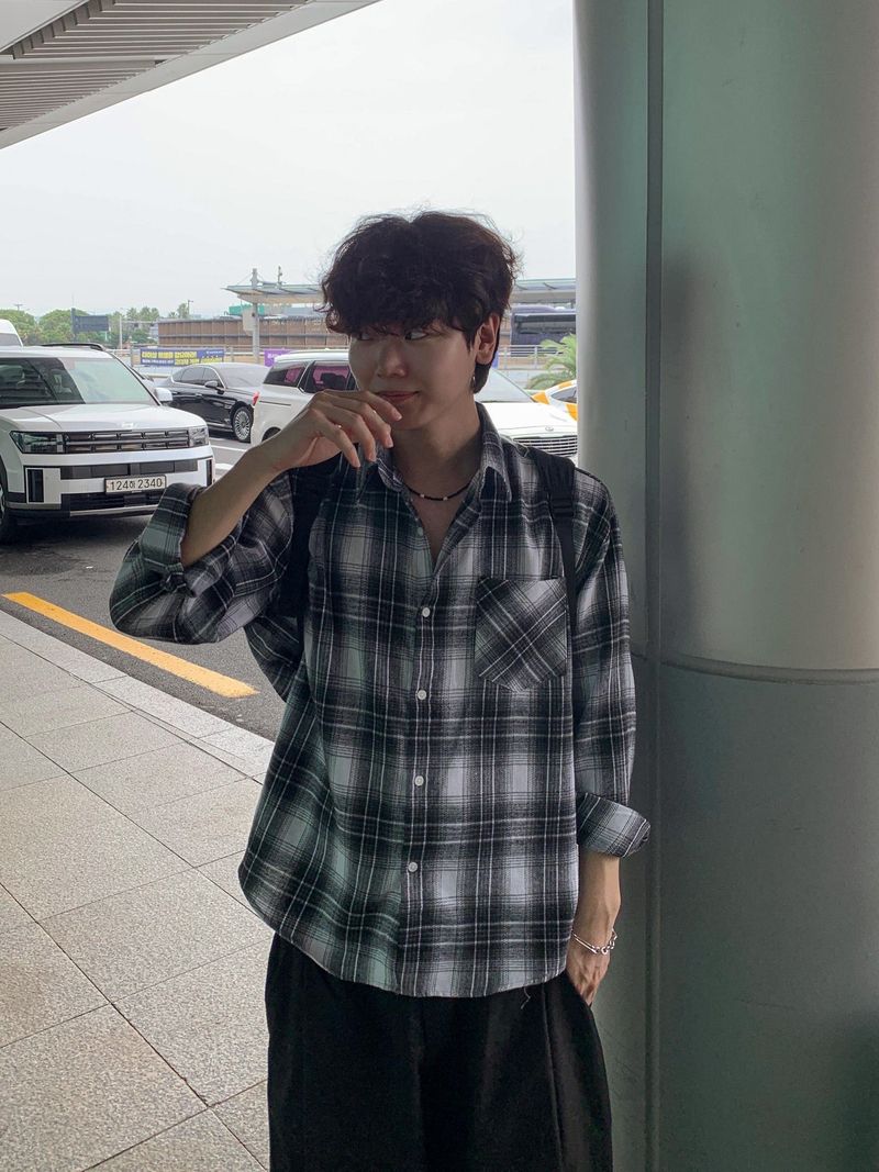 WHAT A LOOK（ワット ア ルック）の「Seed Check Shirt（Tops）」
