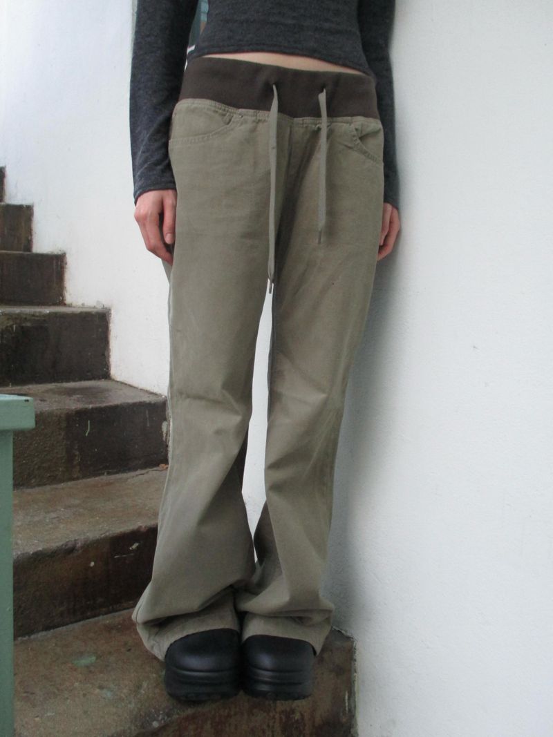 ツートーンルーズパンツ