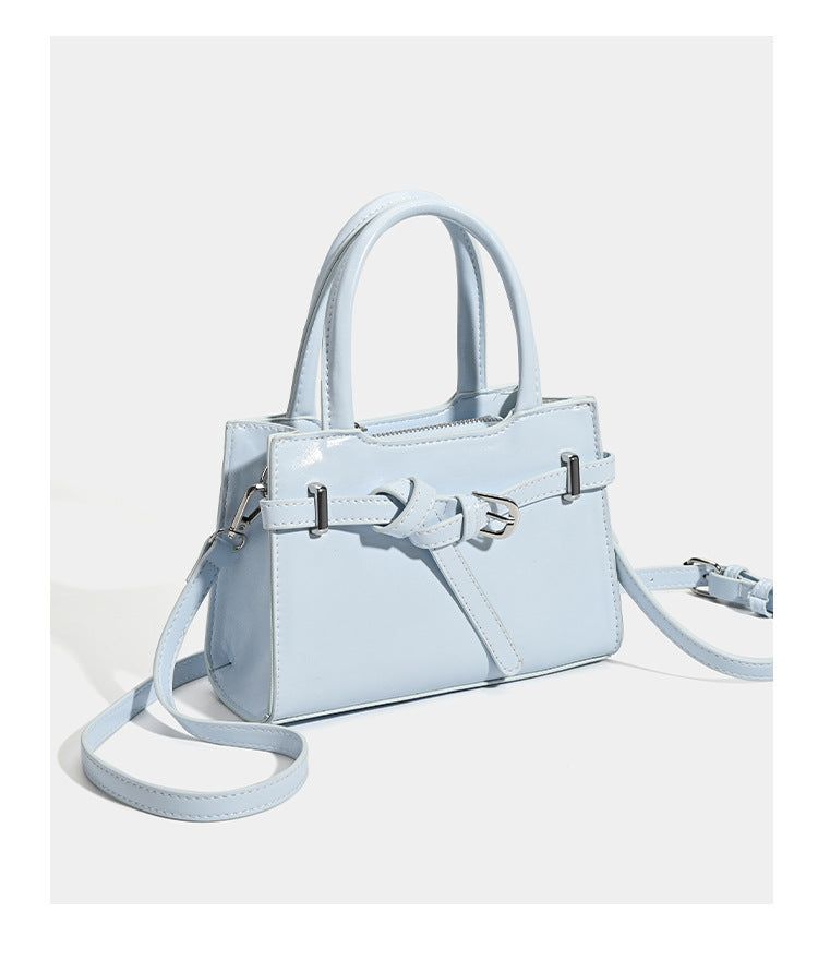 Mini Buckle Square Lock Tote Shoulder Bag