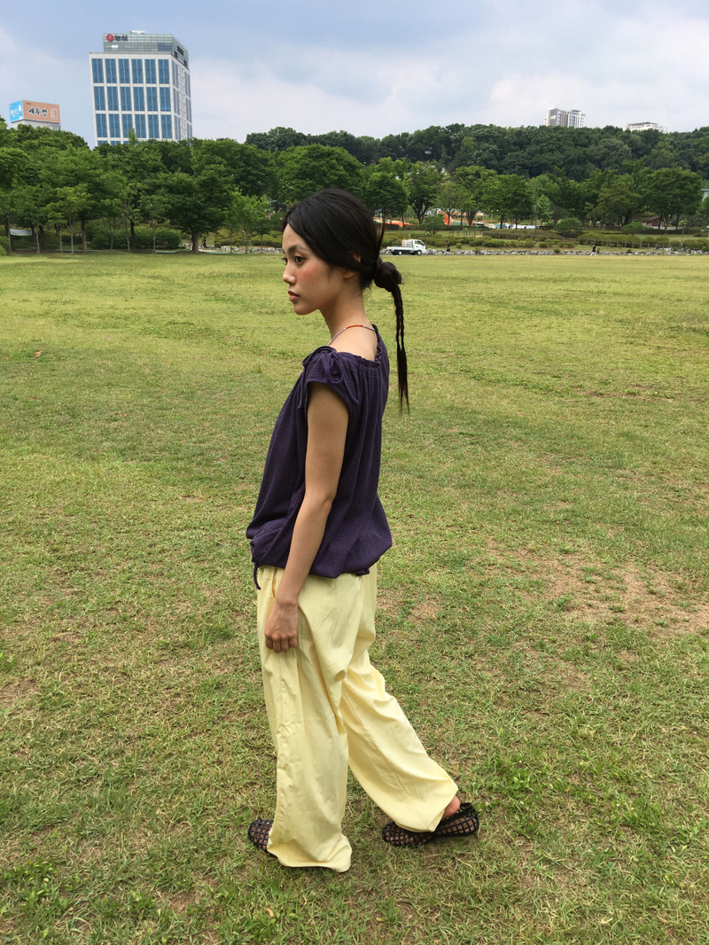 Park Wood String Pants (3color)