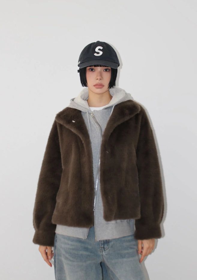 AAKE(アケ)の「LUXE TOUCH FUR JACKET(Jackets/Outerwear)」