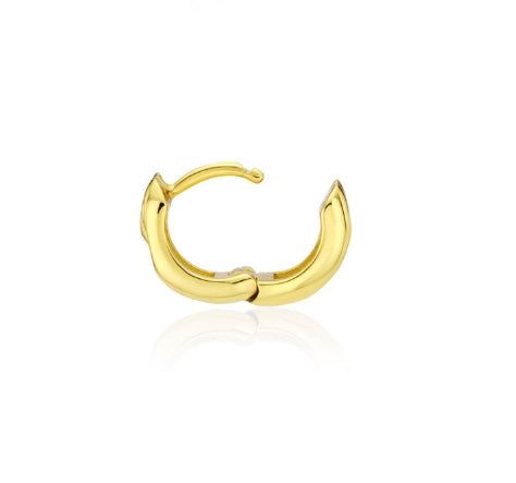 25FW★ Triple Silver Cutout One-Touch Earrings S