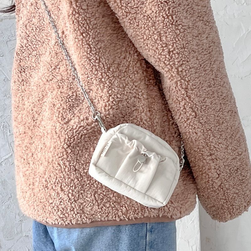 Card Wallet Mini Chain Bag-IVORY