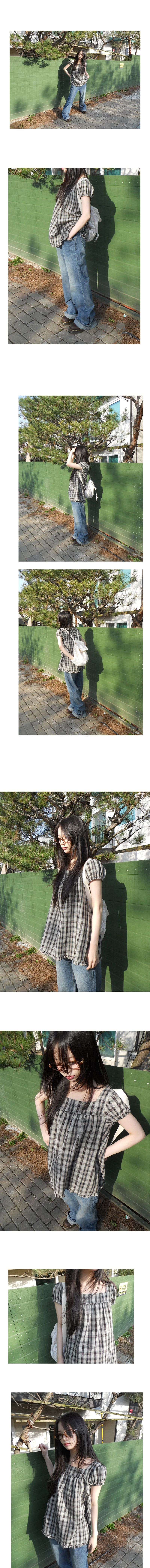 モリンフリルブラウス