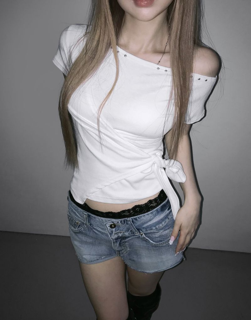 THEAIRTOWN（ザエアータウン）の「hdden tie top(3 color) （Tops）」