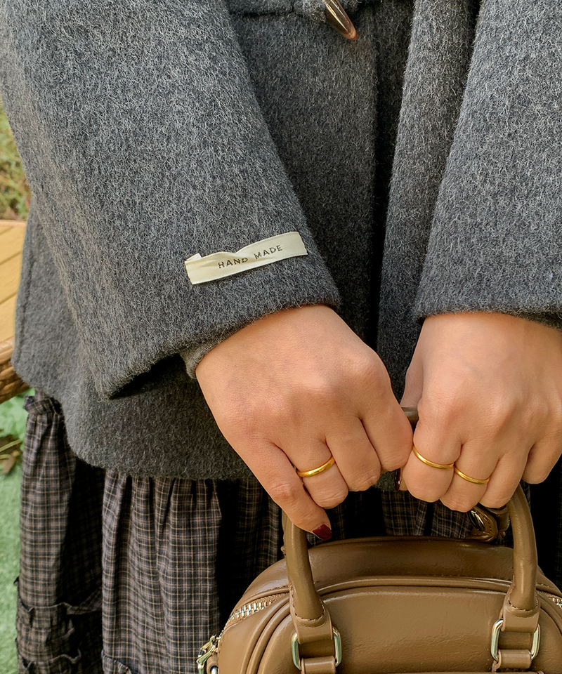 Duffle Half-Length Handmade Coat Jacket