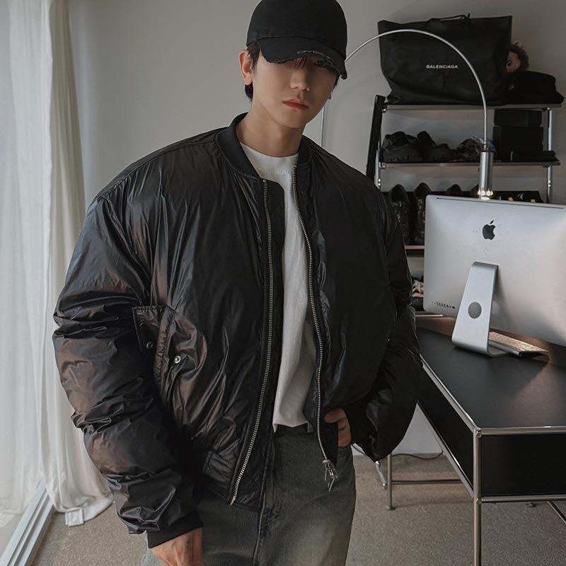 ASCLO(エジュクロ)の「ASCLO リバーサイドクロップパッファーMA-1ジャンパー(ジャケット/アウター)」