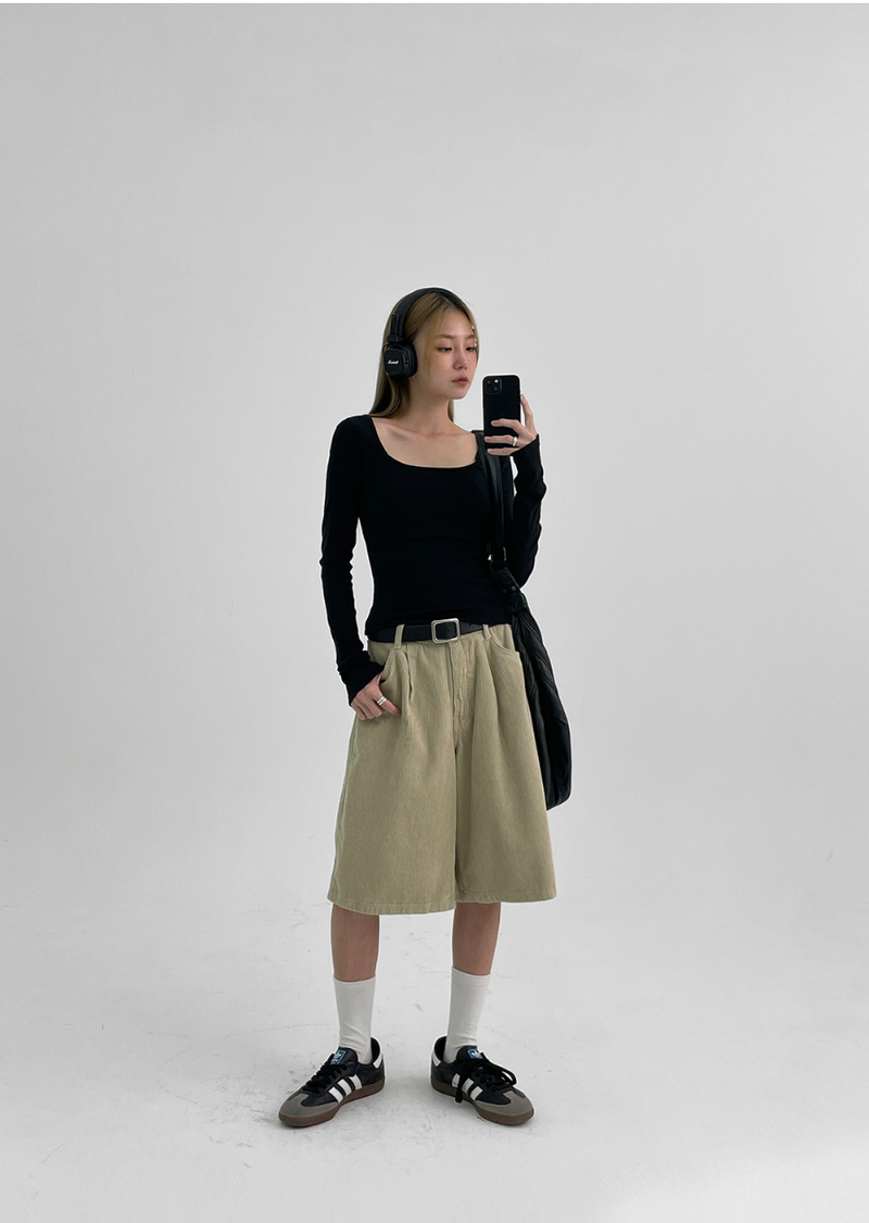 BLACKUP（ブラックアップ）の「[MADE] Keyed Corduroy Bermuda Pants（Pants）」