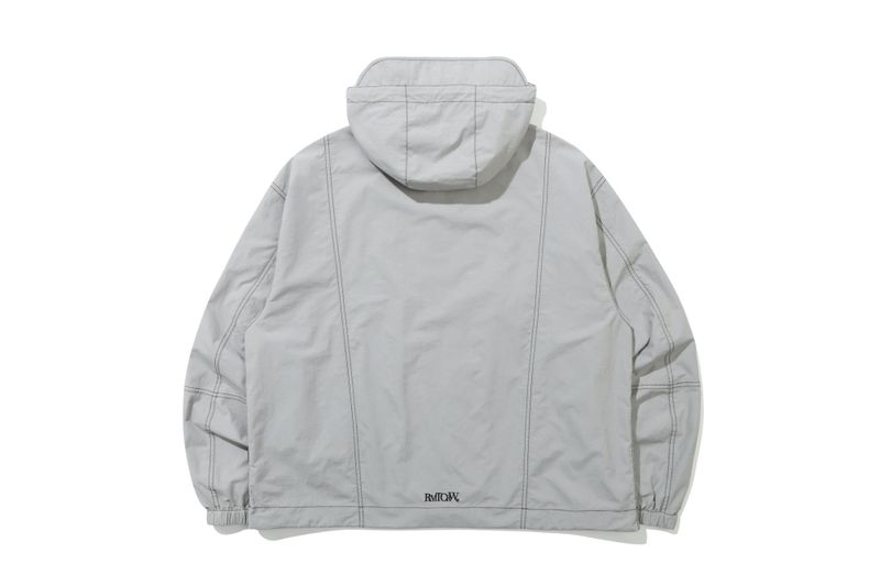 OUT STITCH WIND JACKET_GRAY